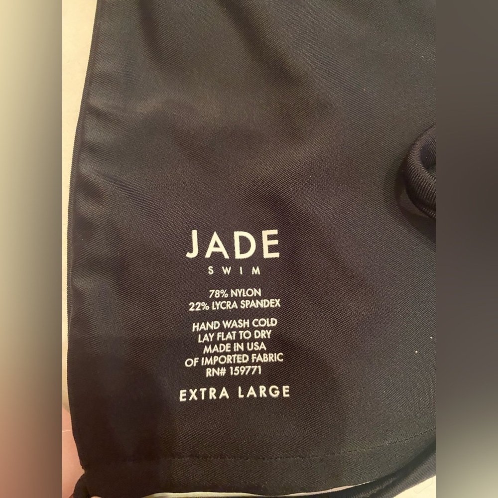 NWT Jade Swim Bikini Top Black Size XL - Picture 5 of 5